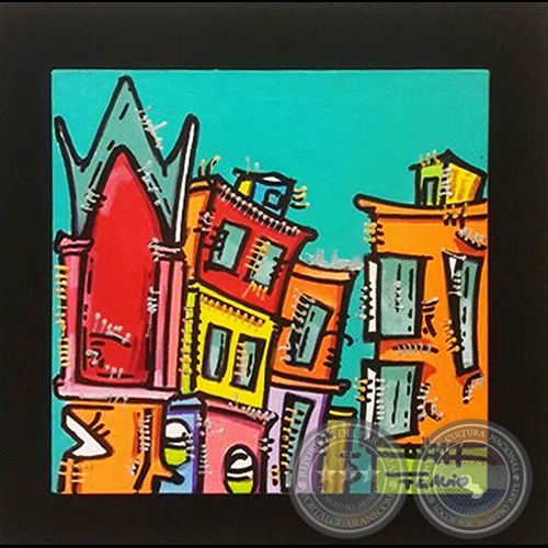 Ferrocarril de Asunción - Artista: Flavio Giménez